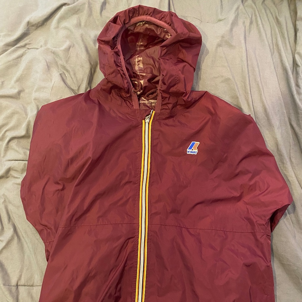 K-Way Red Windbreaker